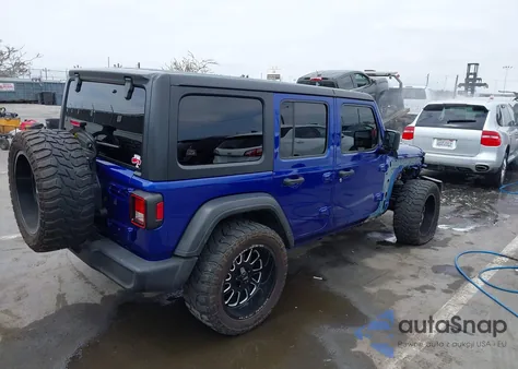 2019 Jeep Wrangler Unlimited Sport S 4X4 from USA, damaged, VIN 1C4HJXDNXKW646905